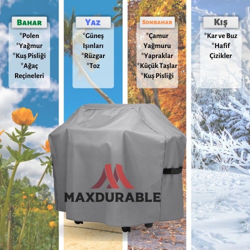 MaxDurable Tarrington House Paxton Mangal Barbekü Koruyucu Branda Örtüsü